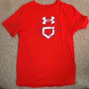 Under Armour Kids Red Graphic T-Shirt